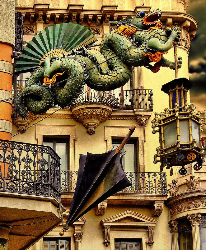 Uno scorco della Rambla